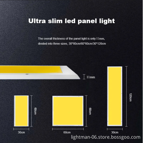 32W 30x120 Surface Mounted Cleaning Room LED Panel Light